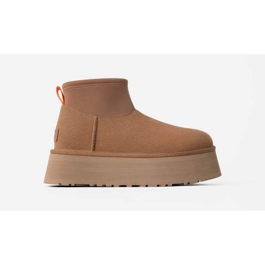 UGG® Women's Classic Mini Dipper Suede/Neoprene/Recycled Materials/Polyester Classic Boots