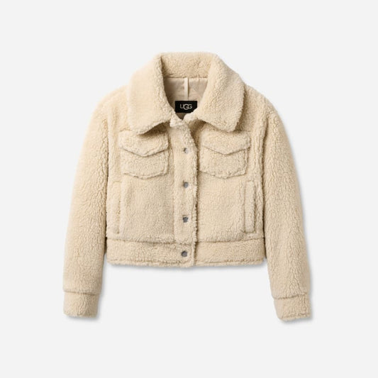 UGG® Women's Frankie Short Trucker Jacket Fleece