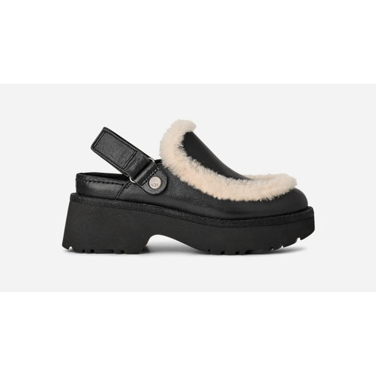 UGG® Women's Esmee Leather Clog Sheepskin Shoes
