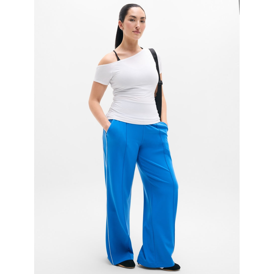 Women's Move With Ease One Shoulder Tee