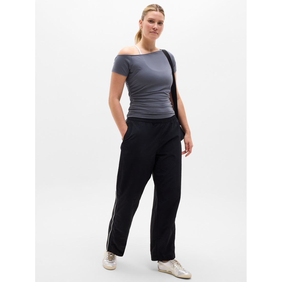 Women's Move With Ease One Shoulder Tee