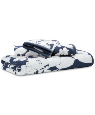 Sanders Floral Antimicrobial Cotton Hand Towel, 16&quot; x 30&quot;