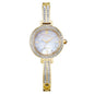 Citizen Eco-Drive Women's Gold-Tone Stainless Steel & Crystal Bangle Bracelet Watch 25mm