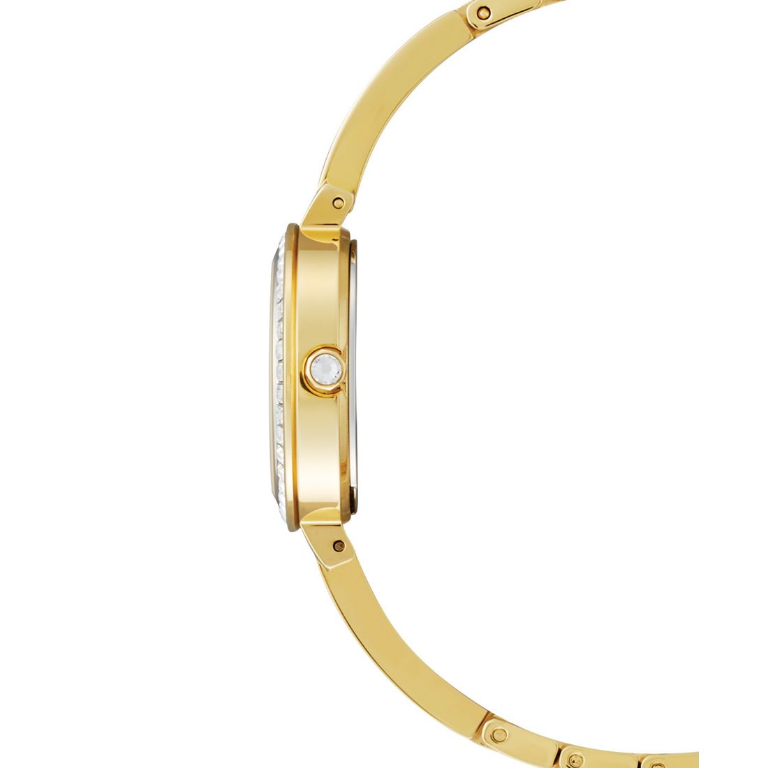 Citizen Eco-Drive Women's Gold-Tone Stainless Steel & Crystal Bangle Bracelet Watch 25mm