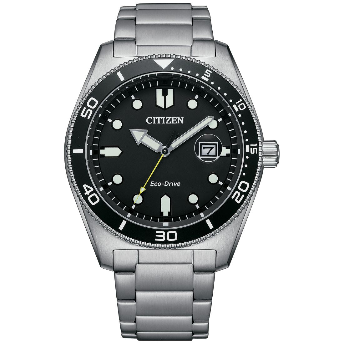 Citizen Eco-Drive Men's Stainless Steel Bracelet Watch 43mm