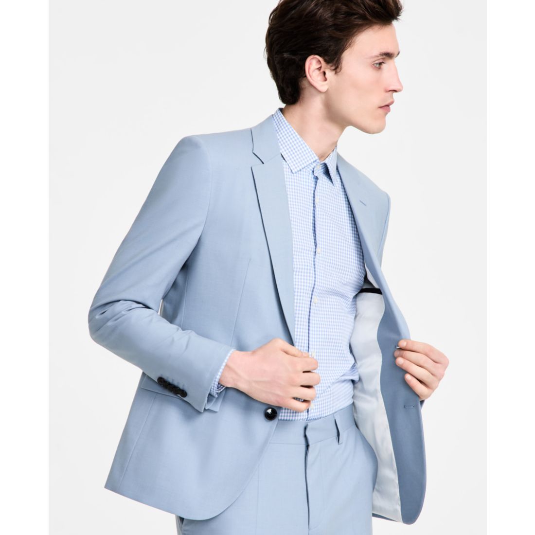 Hugo by Hugo Boss Men's Modern-Fit Wool Blend Suit Jacket