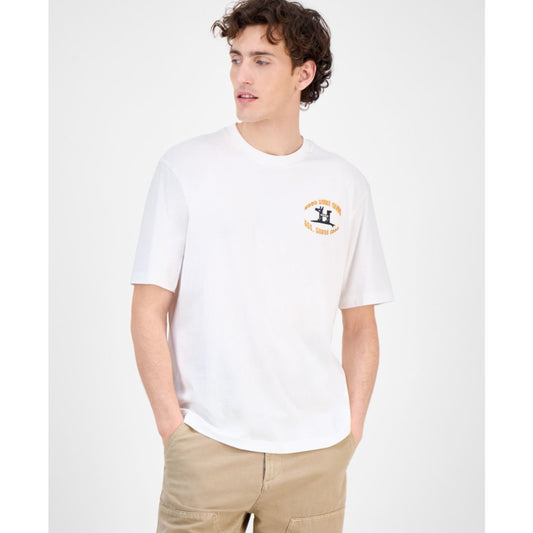 Hugo by Hugo Boss Men's Nodiwop Logo Graphic Cotton T-Shirt