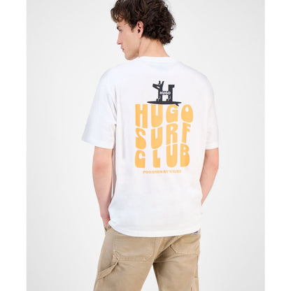 Hugo by Hugo Boss Men's Nodiwop Logo Graphic Cotton T-Shirt