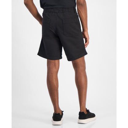 Hugo Boss Men's Gabri Relaxed Fit Belted Mixed Media 7" Shorts