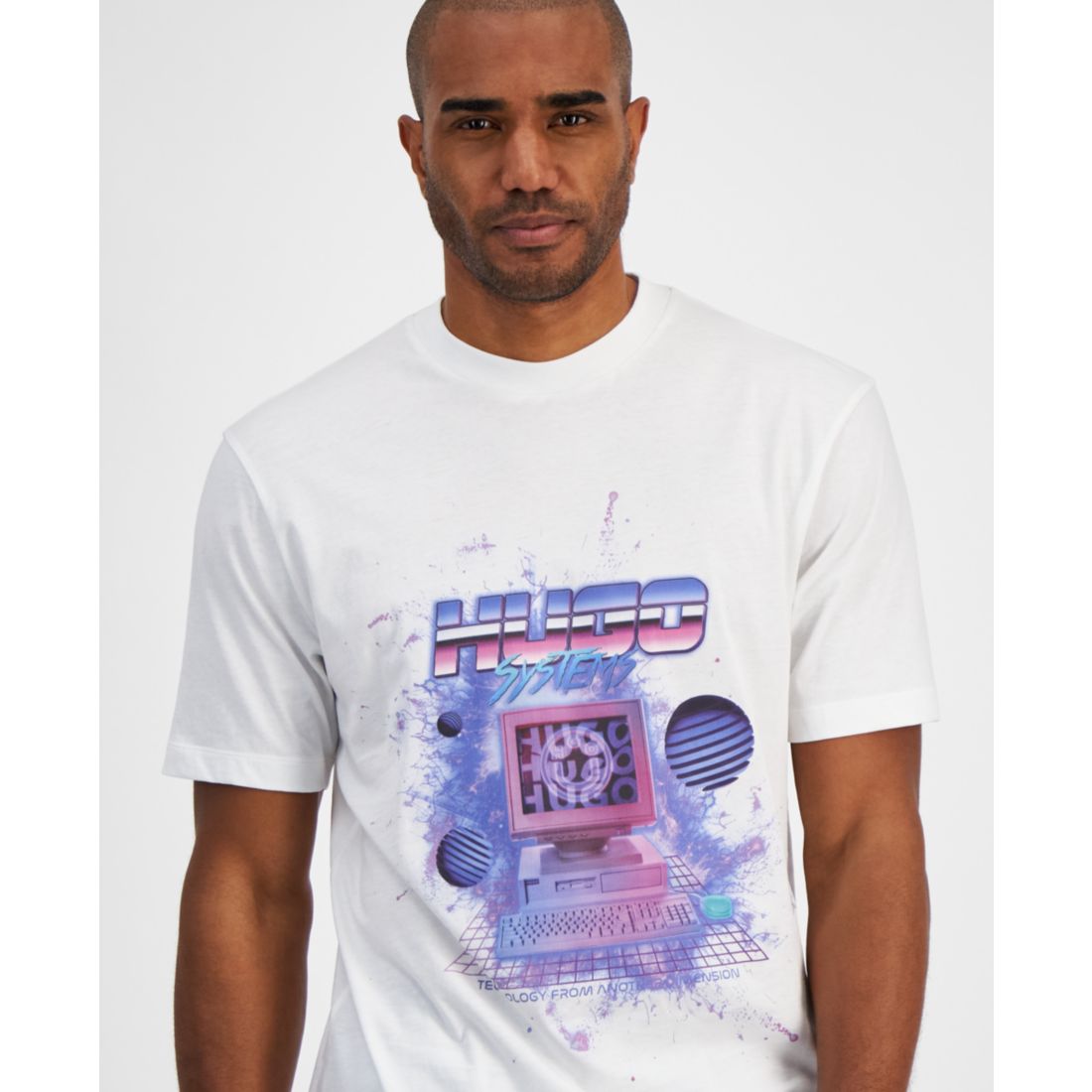 Hugo by Hugo Boss Men's Short Sleeve Crewneck Graphic T-Shirt