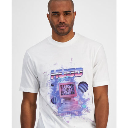 Hugo by Hugo Boss Men's Short Sleeve Crewneck Graphic T-Shirt