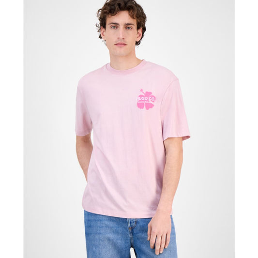 Hugo Boss Men's Nodiwop Logo Graphic Cotton T-Shirt