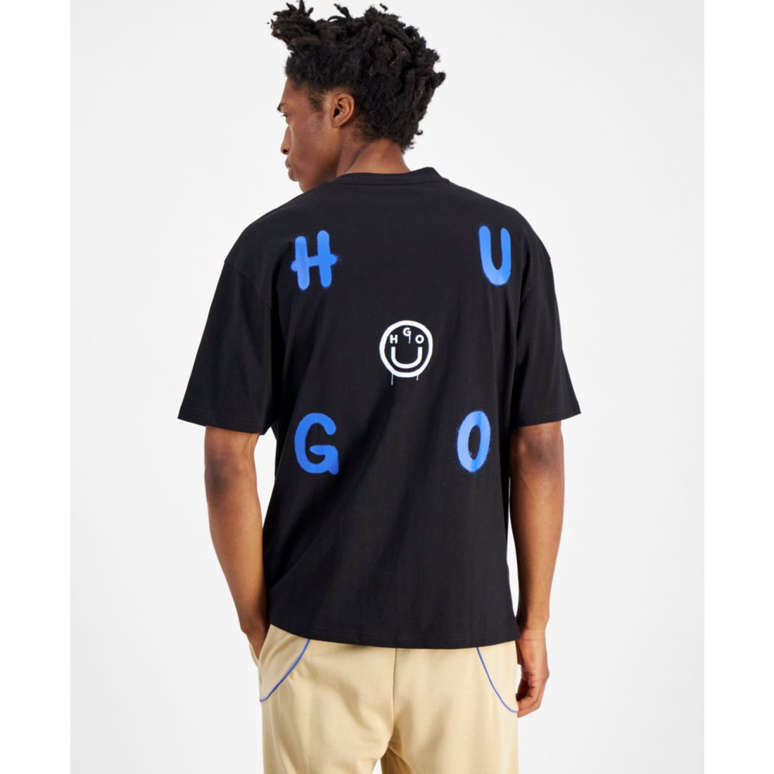 Hugo by Hugo Boss Men's Loose-Fit Graphic T-Shirt