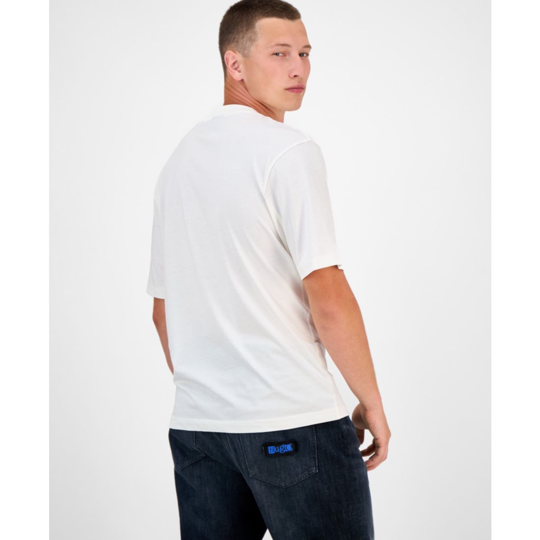 Hugo By Hugo Boss Men's Cotton More Hugo Graphic T-Shirt