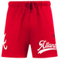 Pro Standard Mens Braves Living Large Fleece Shorts
