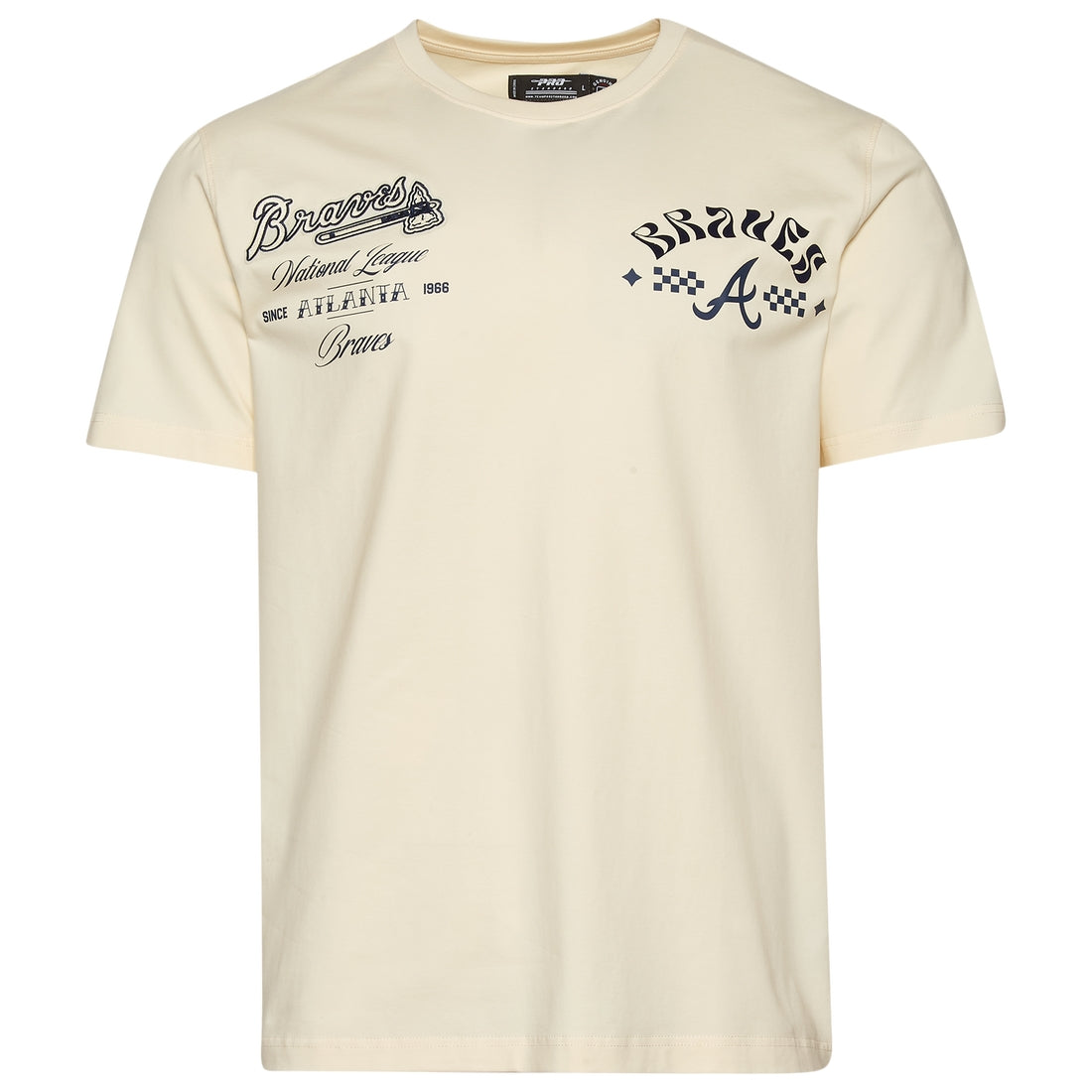 Pro Standard Mens Braves Wavy Pro Drop Shoulder FC T-Shirt