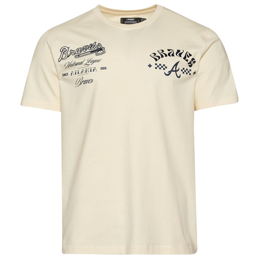 Pro Standard Mens Braves Wavy Pro Drop Shoulder FC T-Shirt