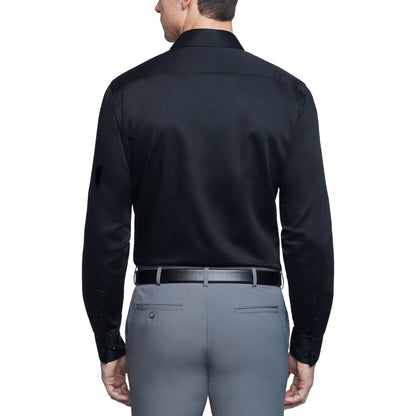 Van Heusen Men's Classic/Regular Fit Stretch Wrinkle Free Sateen Dress Shirt
