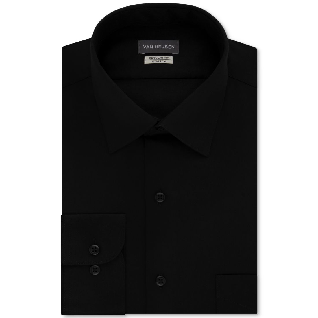 Van Heusen Men's Classic/Regular Fit Stretch Wrinkle Free Sateen Dress Shirt