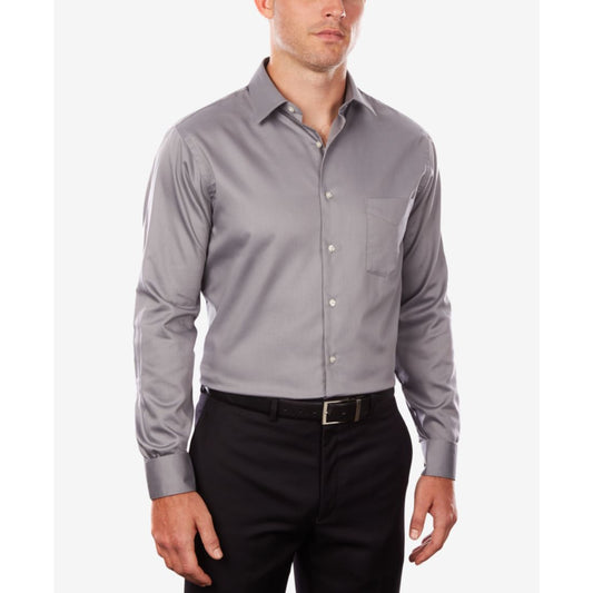 Van Heusen Men's Classic/Regular Fit Stretch Wrinkle Free Sateen Dress Shirt