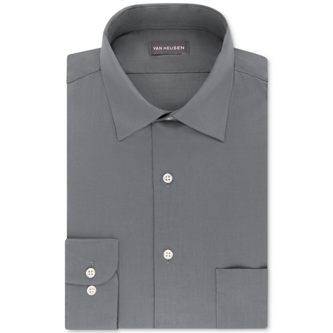 Van Heusen Men's Classic/Regular Fit Stretch Wrinkle Free Sateen Dress Shirt