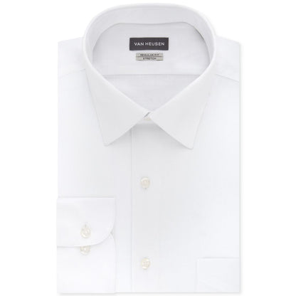 Van Heusen Men's Classic/Regular Fit Stretch Wrinkle Free Sateen Dress Shirt