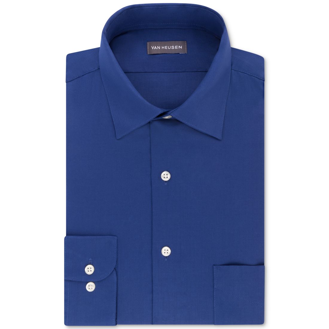 Van Heusen Men's Classic/Regular Fit Stretch Wrinkle Free Sateen Dress Shirt