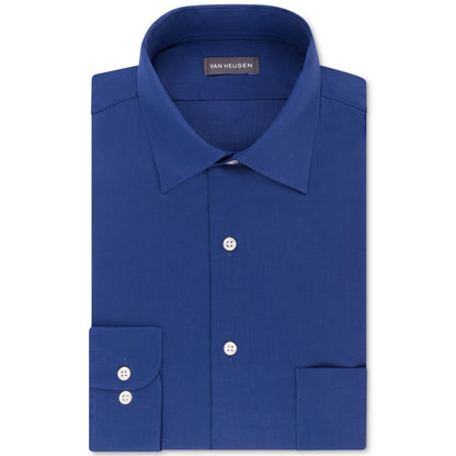 Van Heusen Men's Classic/Regular Fit Stretch Wrinkle Free Sateen Dress Shirt