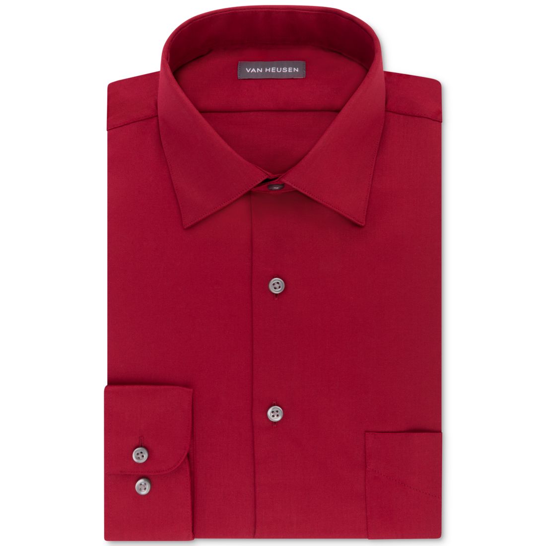 Van Heusen Men's Classic/Regular Fit Stretch Wrinkle Free Sateen Dress Shirt