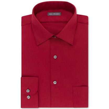 Van Heusen Men's Classic/Regular Fit Stretch Wrinkle Free Sateen Dress Shirt