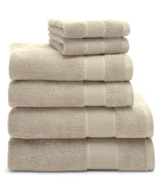 Sanders Solid Cotton 6-Pc. Towel Set