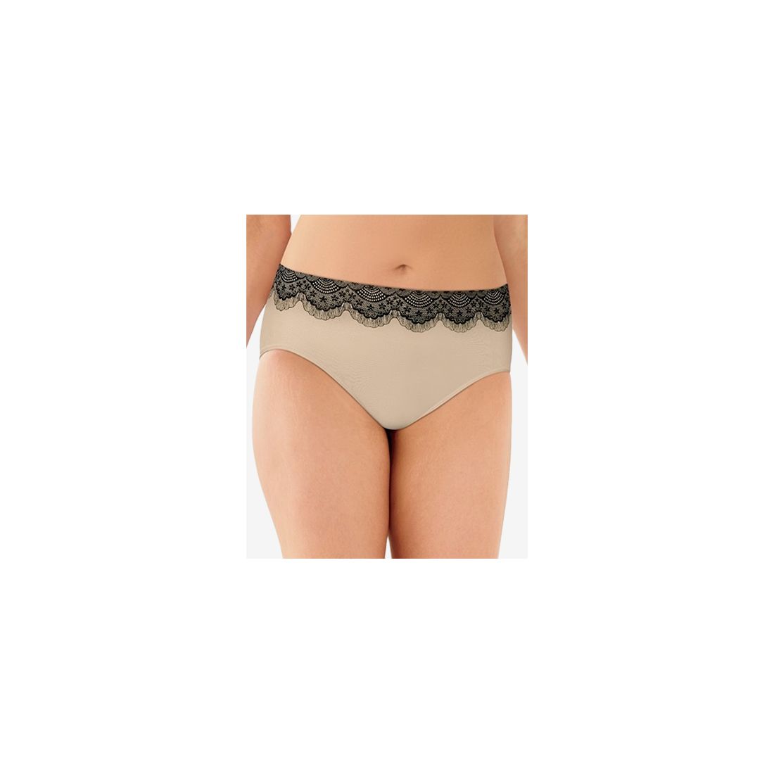 Bali One Smooth U All-Over Smoothing Hi Cut Brief Underwear 2362