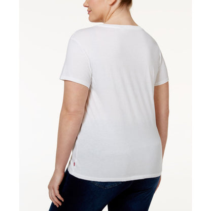 Levi's Trendy Plus Size Perfect Logo Cotton T-Shirt