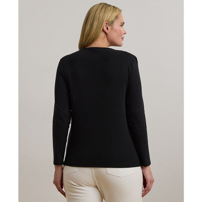 Lauren Ralph Lauren Plus Size Stretch Long-Sleeve Tee