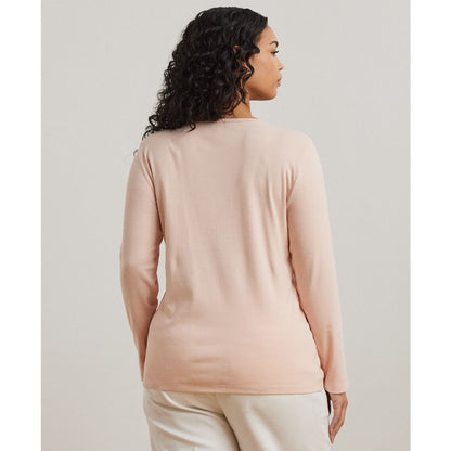 Lauren Ralph Lauren Plus Size Stretch Long-Sleeve Tee