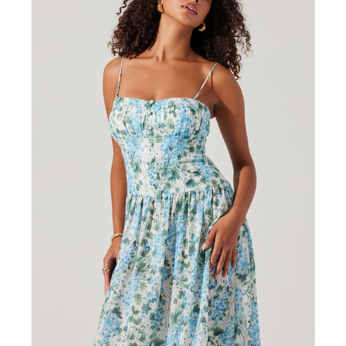 Astr the Label Women's Capria Pleated Midi Dress