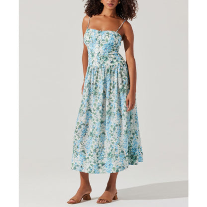 Astr the Label Women's Capria Pleated Midi Dress