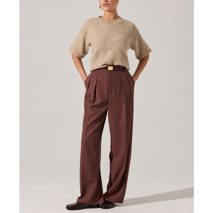 Astr the Label Women's Colette Crew Neck Sweater