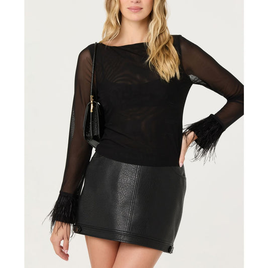 Astr the Label Women's Brisa Crewneck Top