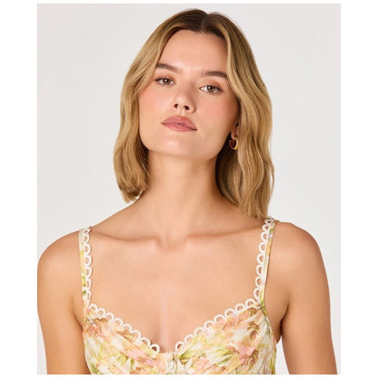 Astr the Label Women's Bustier Sweetheart Neck Fit & Flare Mini Dress