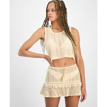 Miken Juniors' Crochet Cover-Up Tank, Exclusively at Macy's