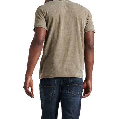 Lucky Brand Men's Venice Burnout Notch Short Sleeves T-shirt