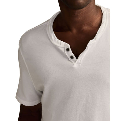Lucky Brand Men's Venice Burnout Notch Short Sleeves T-shirt