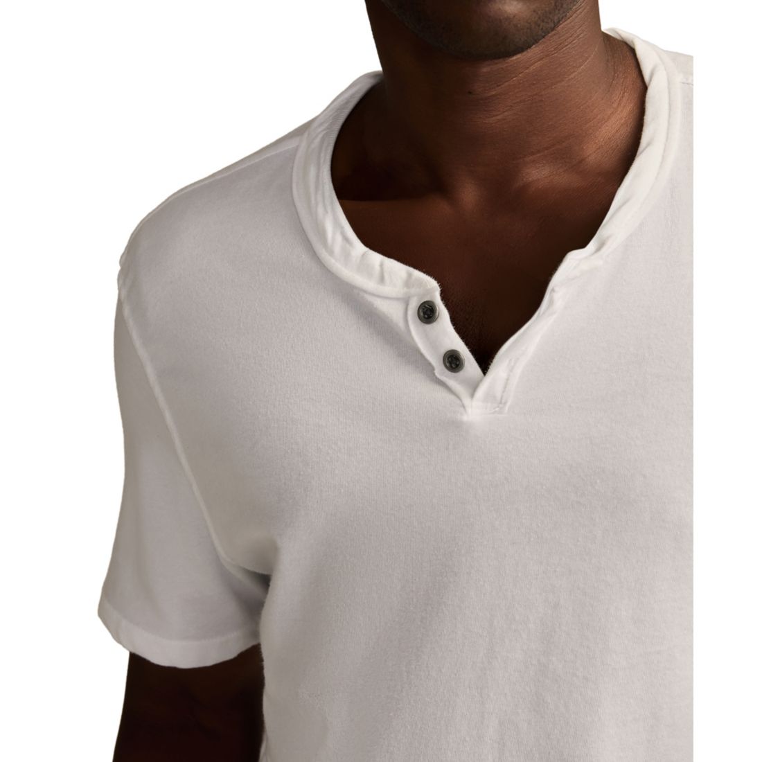Lucky Brand Men's Venice Burnout Notch Short Sleeves T-shirt