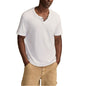 Lucky Brand Men's Venice Burnout Notch Short Sleeves T-shirt