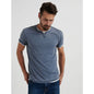 Lucky Brand Men's Venice Burnout Notch Short Sleeves T-shirt
