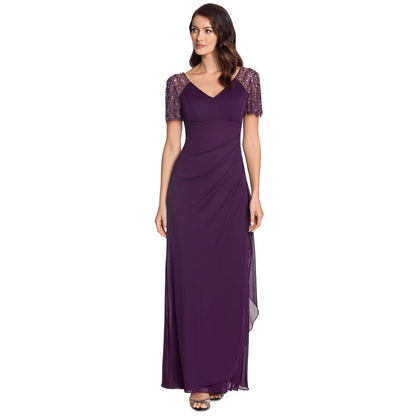 Xscape Petite Embellished Chiffon Gown