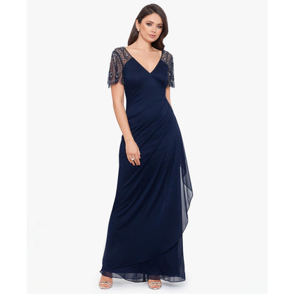 Xscape Petite Embellished Chiffon Gown