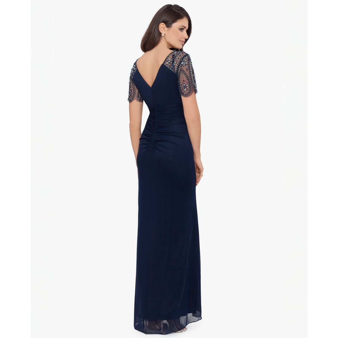 Xscape Petite Embellished Chiffon Gown