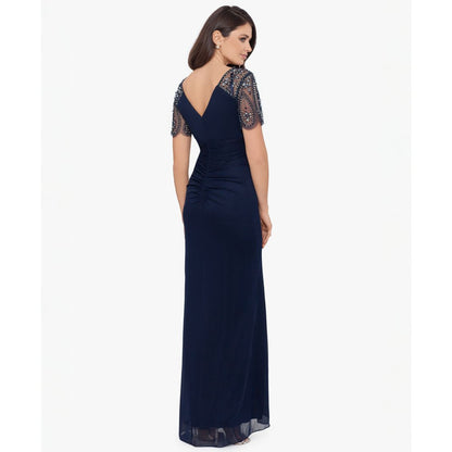 Xscape Petite Embellished Chiffon Gown